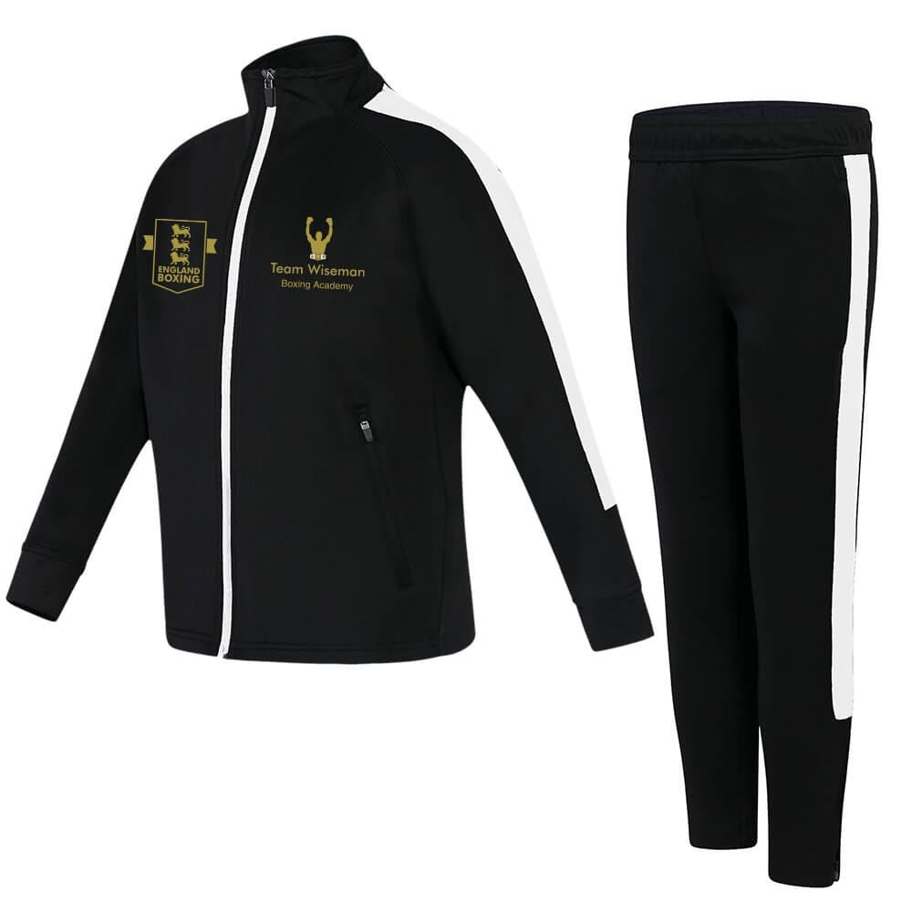 Team Wiseman Kids Slim Fit Poly Tracksuit