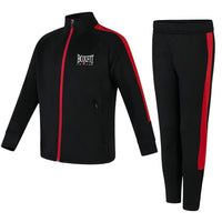 Thumbnail for Boxfit Kids Embroidered Logo Slim Fit Poly Tracksuit