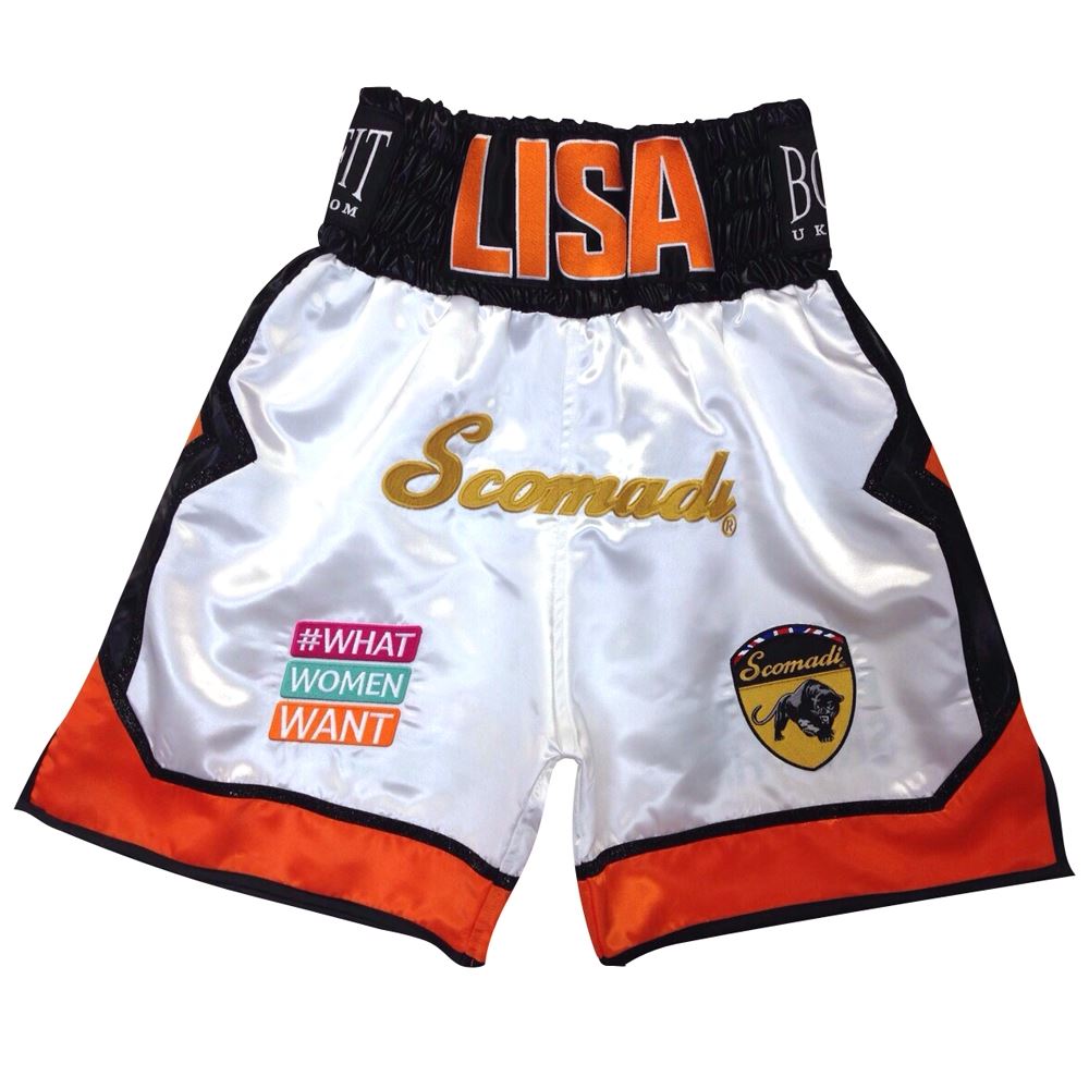 Custom Made Lisa Whiteside Boxing Shorts