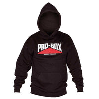 Thumbnail for Pro Box Black Hooded Sweat Top