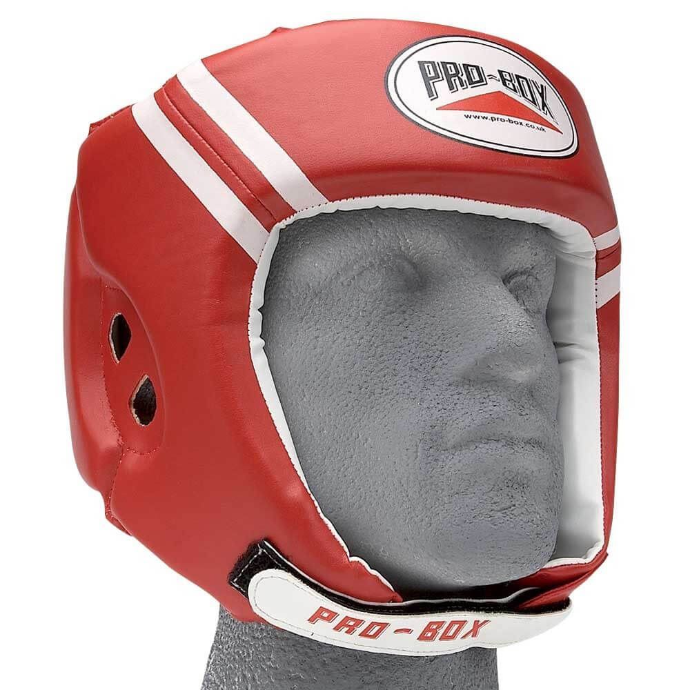 Pro Box Club Essential Pu Headguard Red