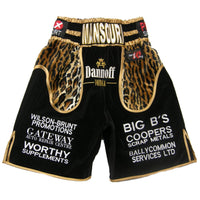 Thumbnail for Custom Made Velvet Leopard Boxing Shorts