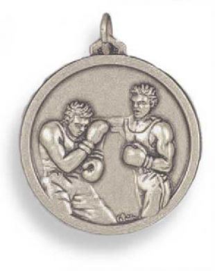 3D Two Fighters Silver Medal