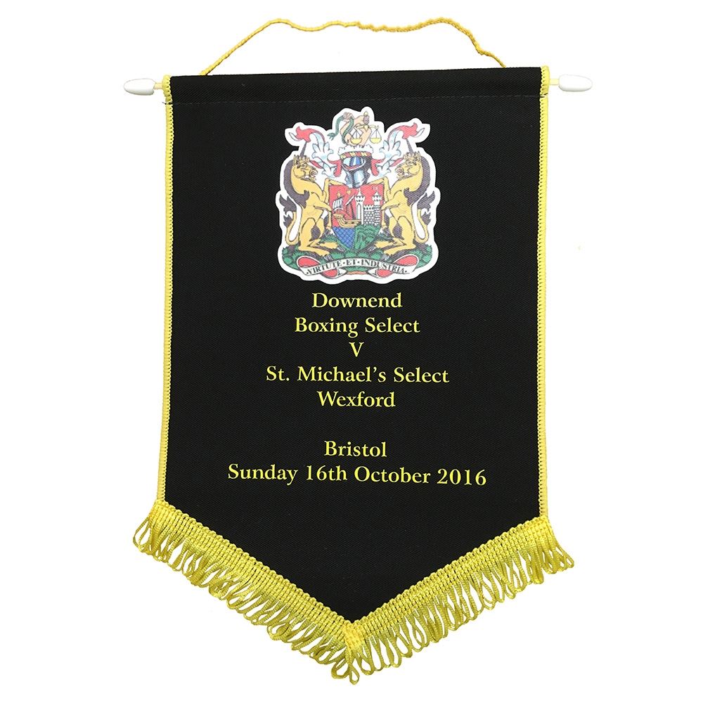 Custom Boxing Club Pennants