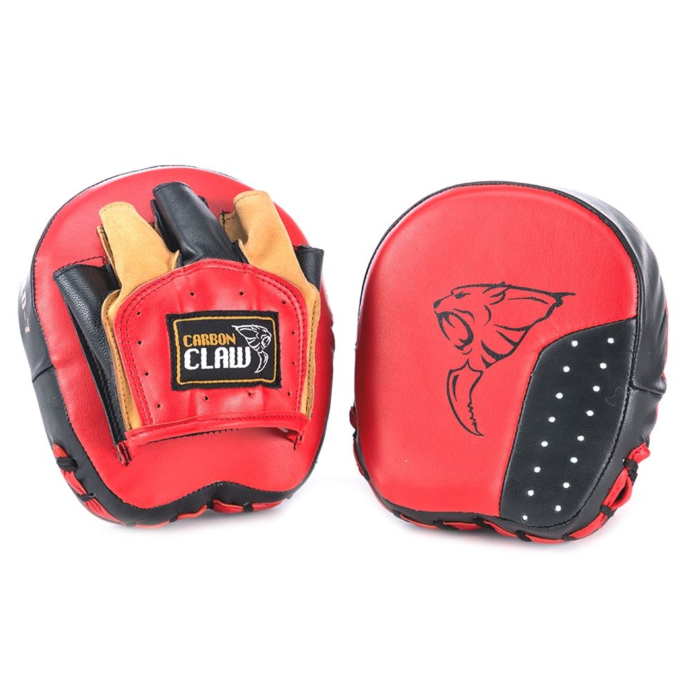 Carbon Claw Pro X Speed Hook & Jab Pads Red/Black