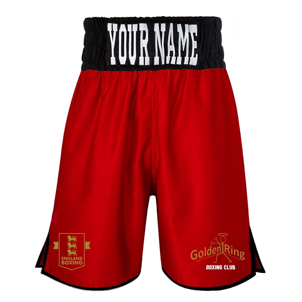 Golden Ring Boxing Club Bout Boxing Shorts