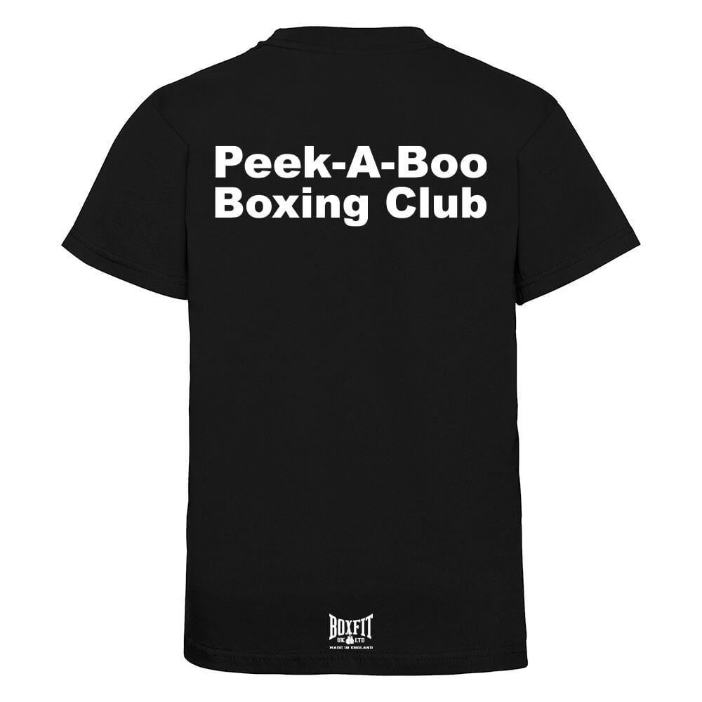 Peek-A-Boo-Boxing Club Kids Cotton T-Shirt