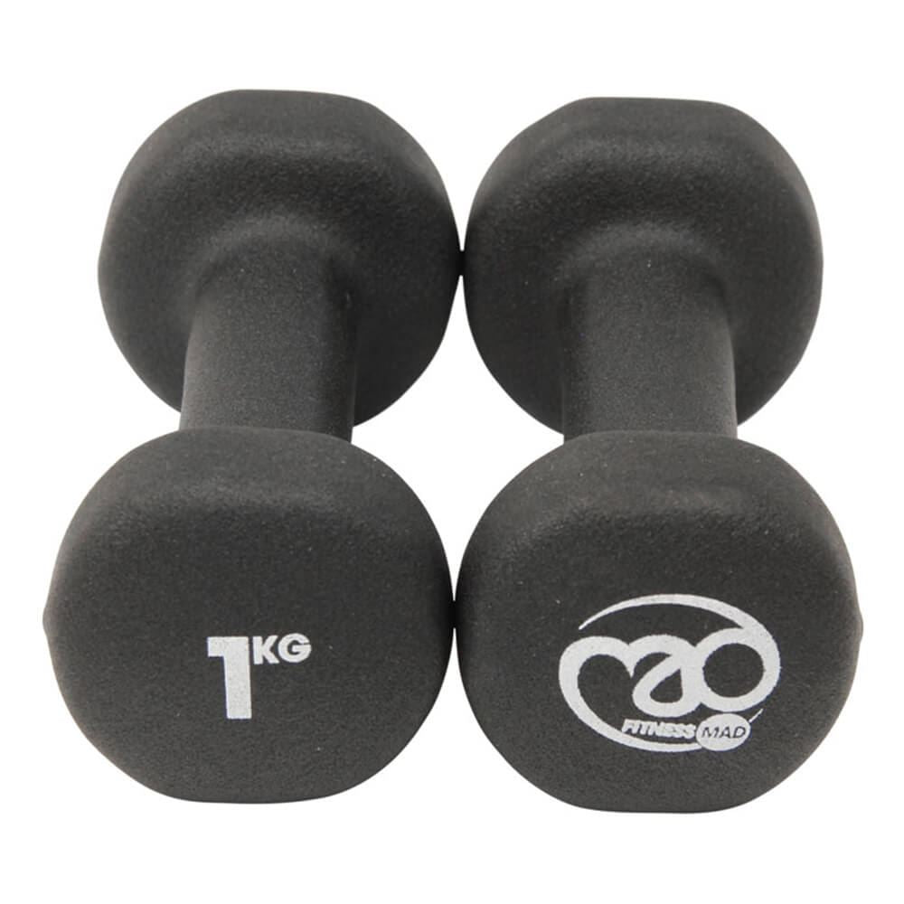 Fitness Mad Black Neo Dumbbells