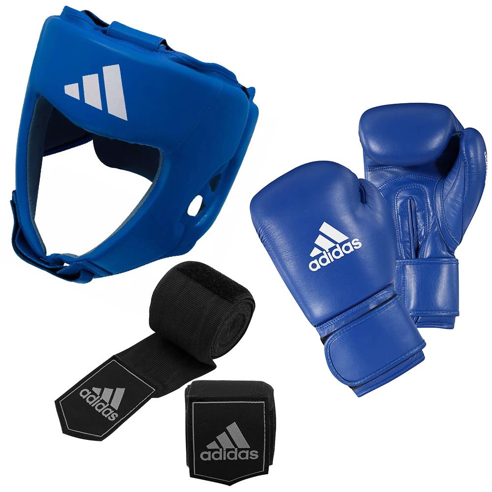 Adidas IBA Amateur Boxers Set Blue Small 2.5M 10oz