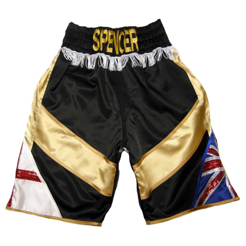 Custom Made Satin Patriotic Boxing Shorts