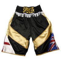 Thumbnail for Custom Made Satin Patriotic Boxing Shorts