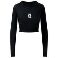 Thumbnail for Bxf Girlie Long-Sleeve Crop T