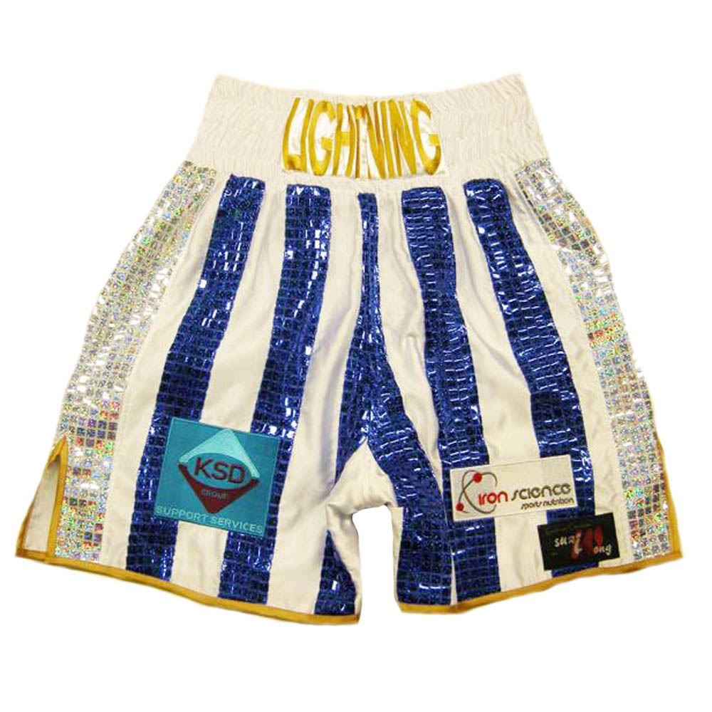 Custom Made Striped Boxing Shorts