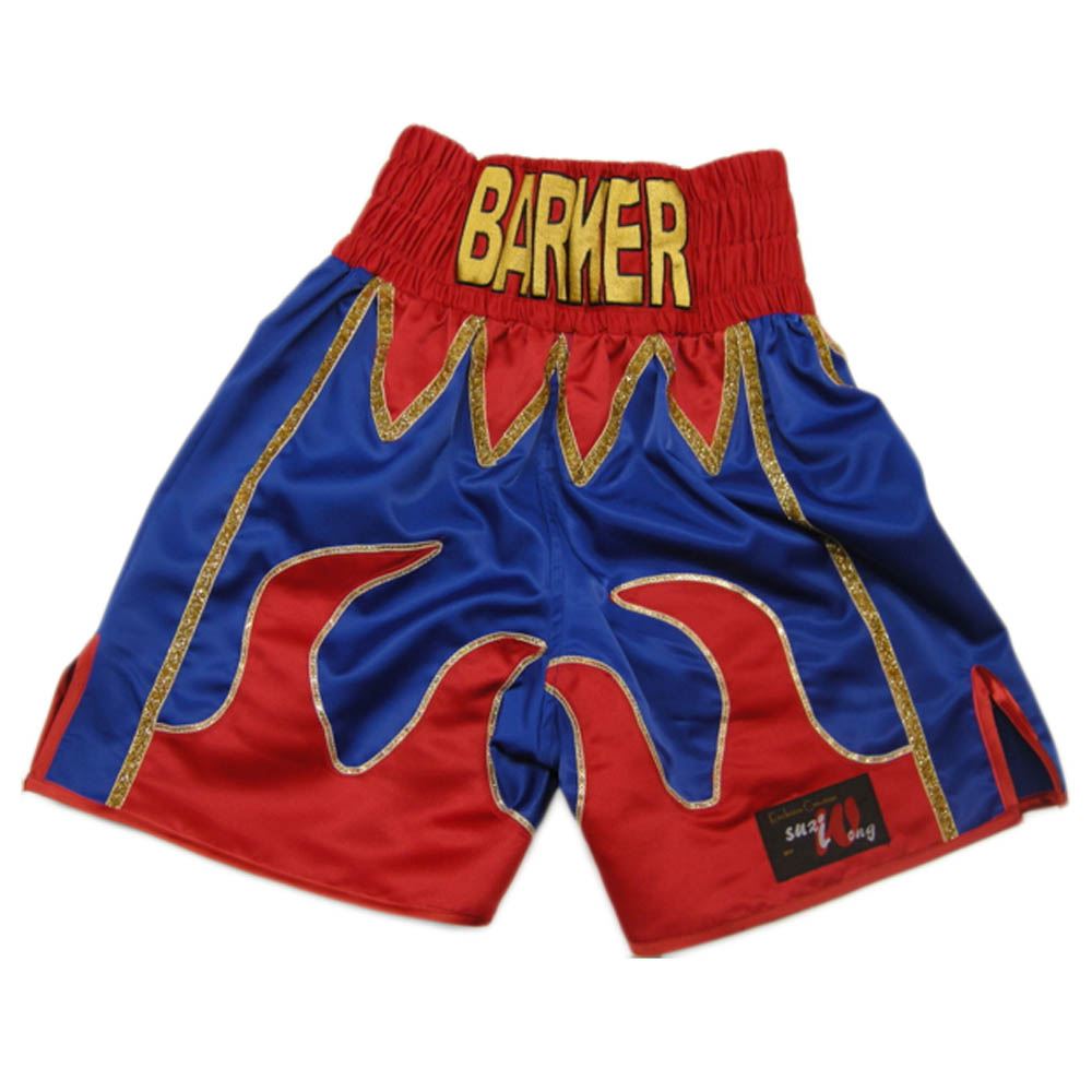 Custom Made Satin Flame Boxing Shorts