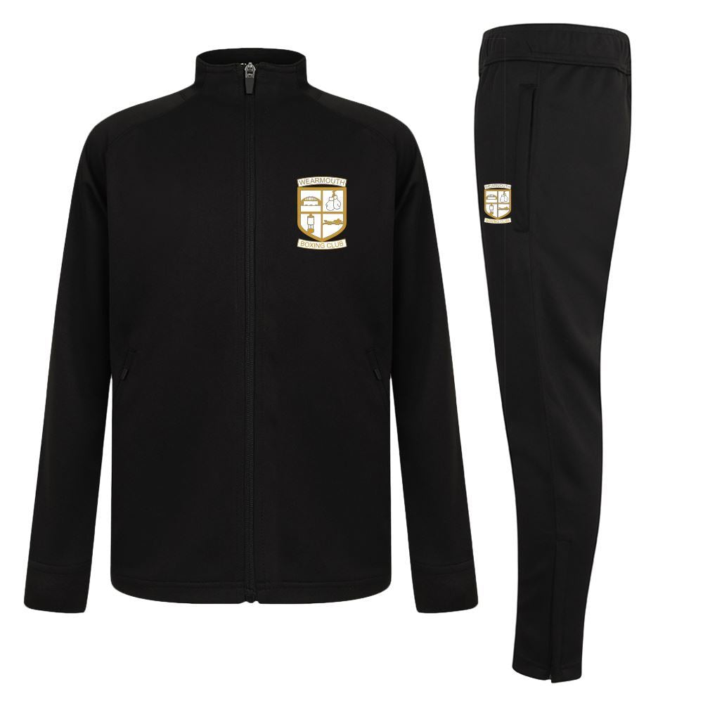 Wearmouth Boxing Club Kids Slim Fit Poly Tracksuit