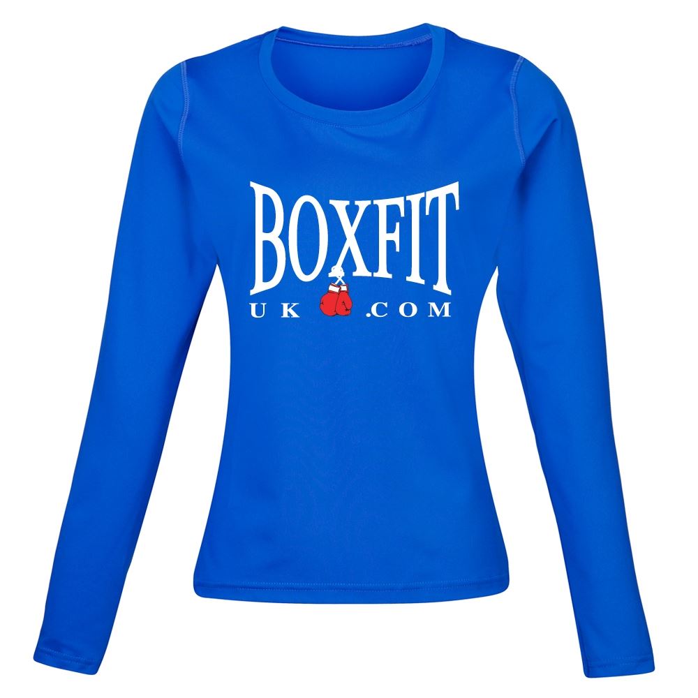 Boxfit Rhino Womens L/S Large Logo Base Layer