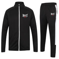 Thumbnail for Boxfit Embroidered Logo Slim Fit Poly Tracksuit