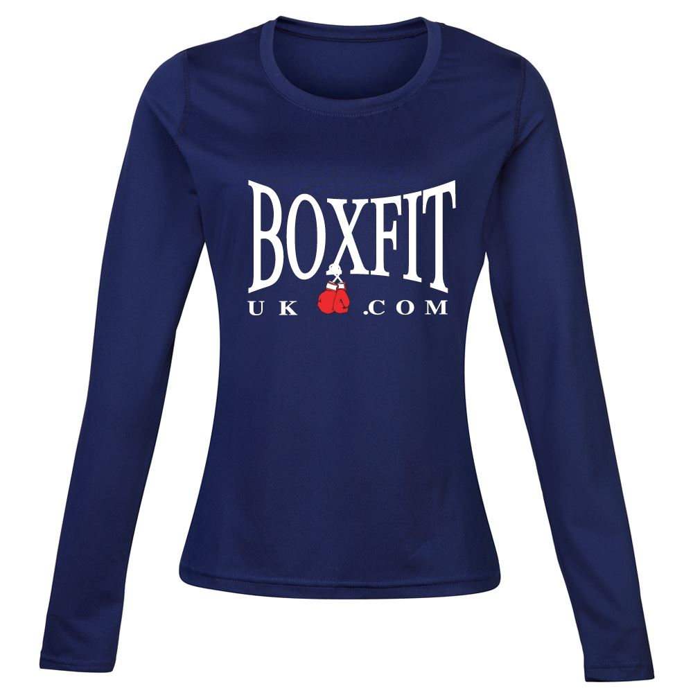 Boxfit Rhino Womens L/S Large Logo Base Layer