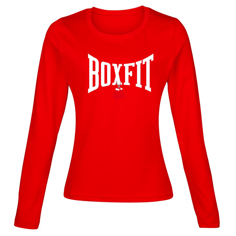 Boxfit Rhino Womens L/S Large Logo Base Layer