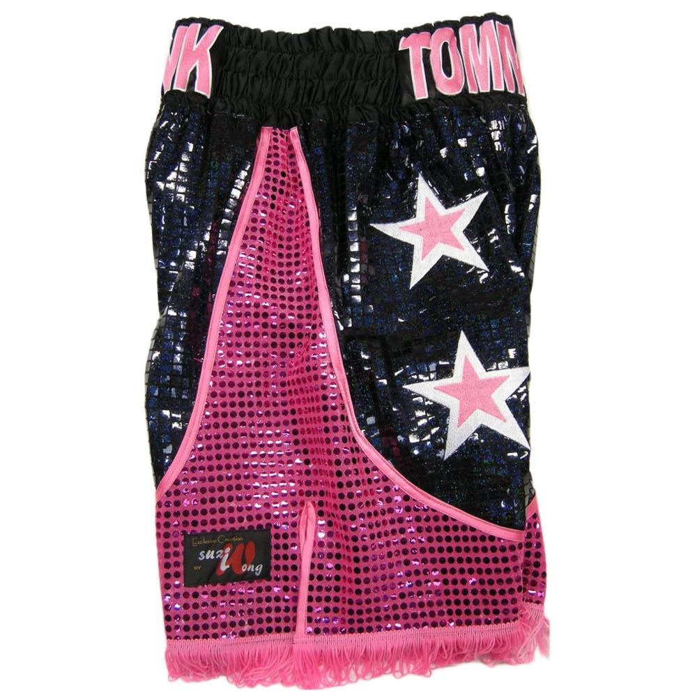 Custom Made Star And Sparkle Boxing Shorts