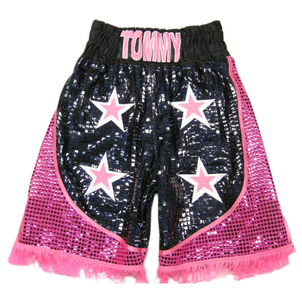 Custom Made Star And Sparkle Boxing Shorts