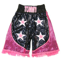 Thumbnail for Custom Made Star And Sparkle Boxing Shorts