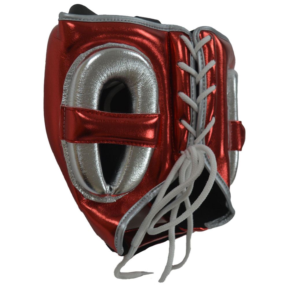 EXCLUSIVE ADIDAS PRO LINE METALLIC HEAD GUARD - RED