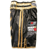 Thumbnail for Custom Made Wetlook Angled Striped Boxing Shorts