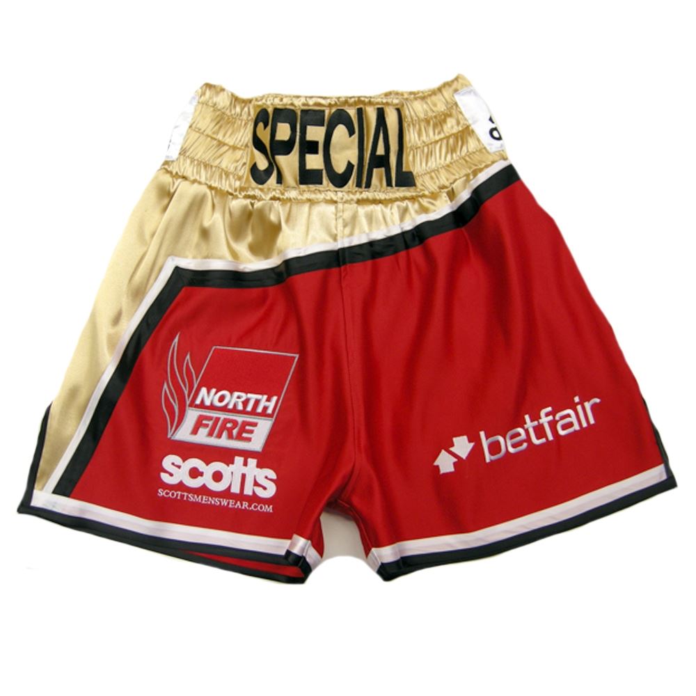 Custom Made Satin Two Tone Boxing Shorts