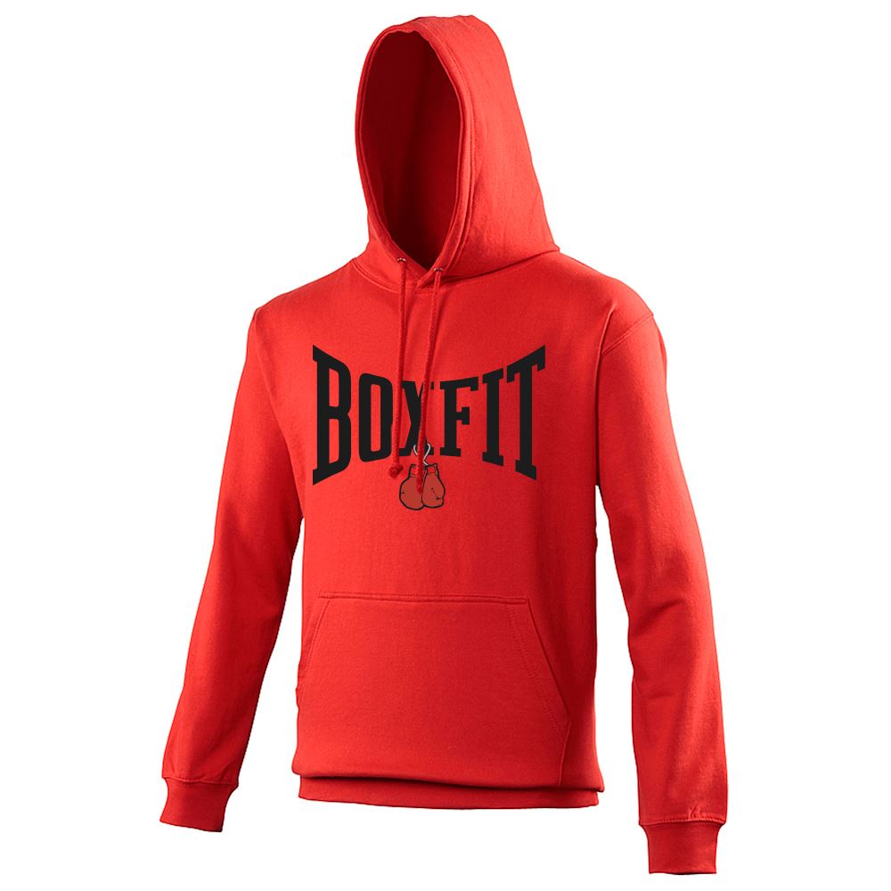 Boxfit Large Logo Branded Hoodie