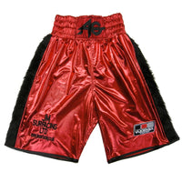 Thumbnail for Custom Made Wetlook And Fur Boxing Shorts