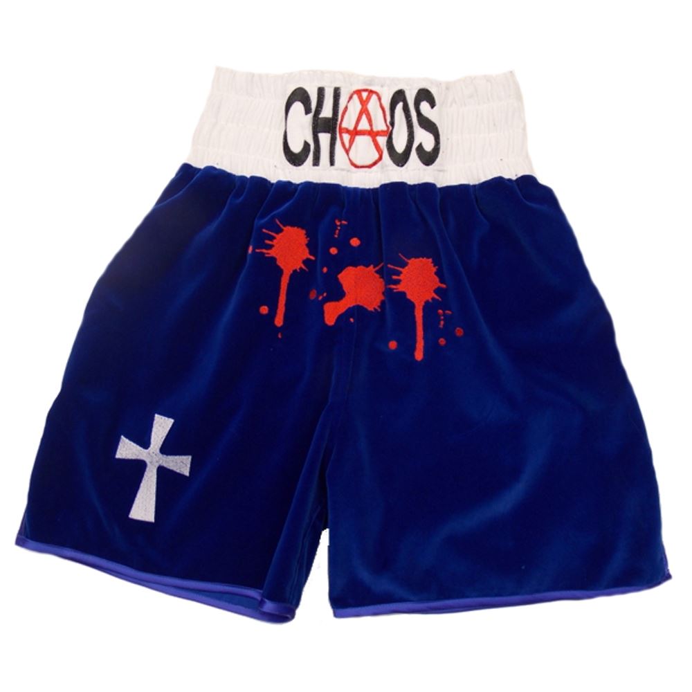 Custom Made Velvet Blood Spot Boxing Shorts