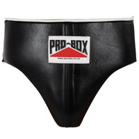 Thumbnail for Pro Box Leather Black Abdo Guard