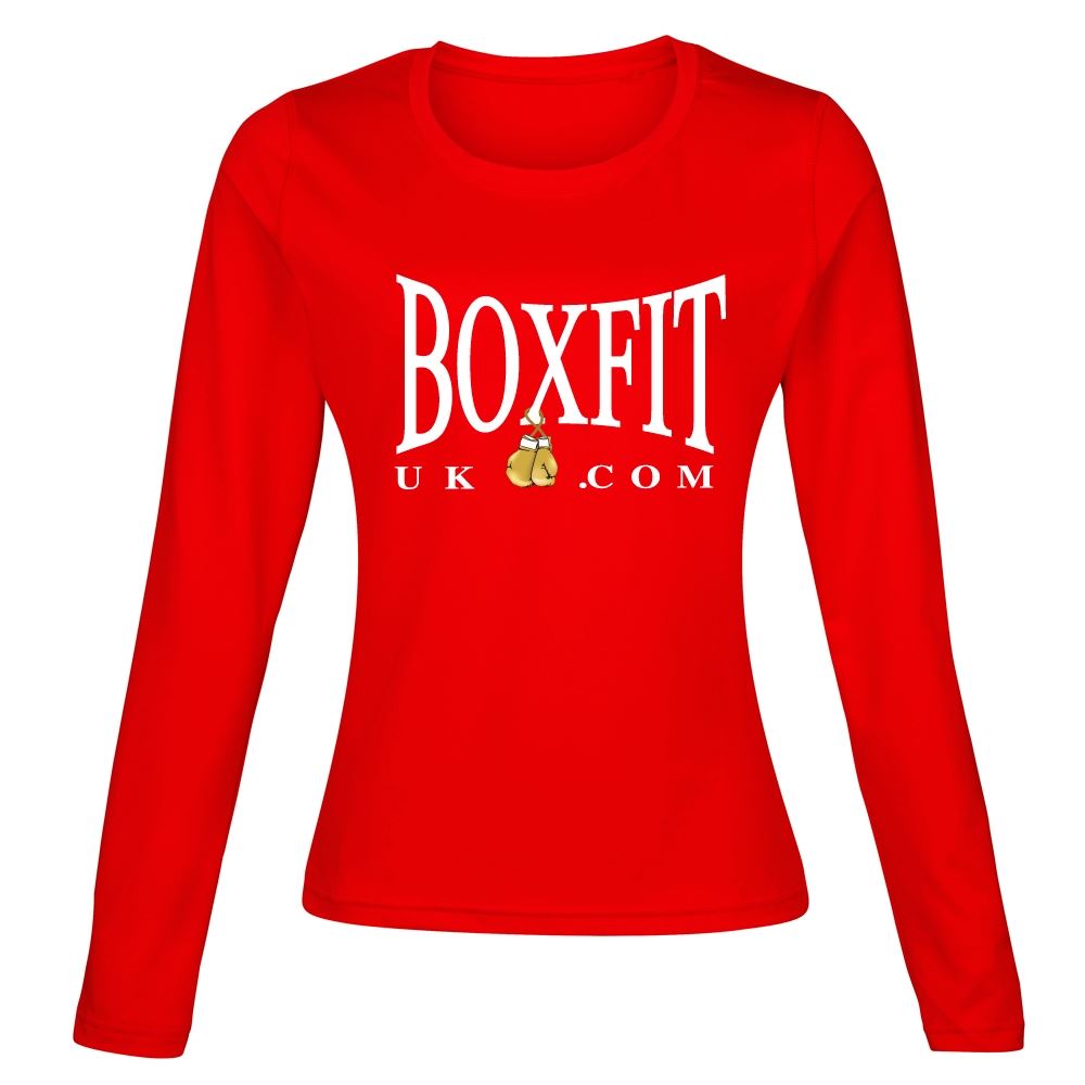 Boxfit Rhino Womens L/S Large Logo Base Layer