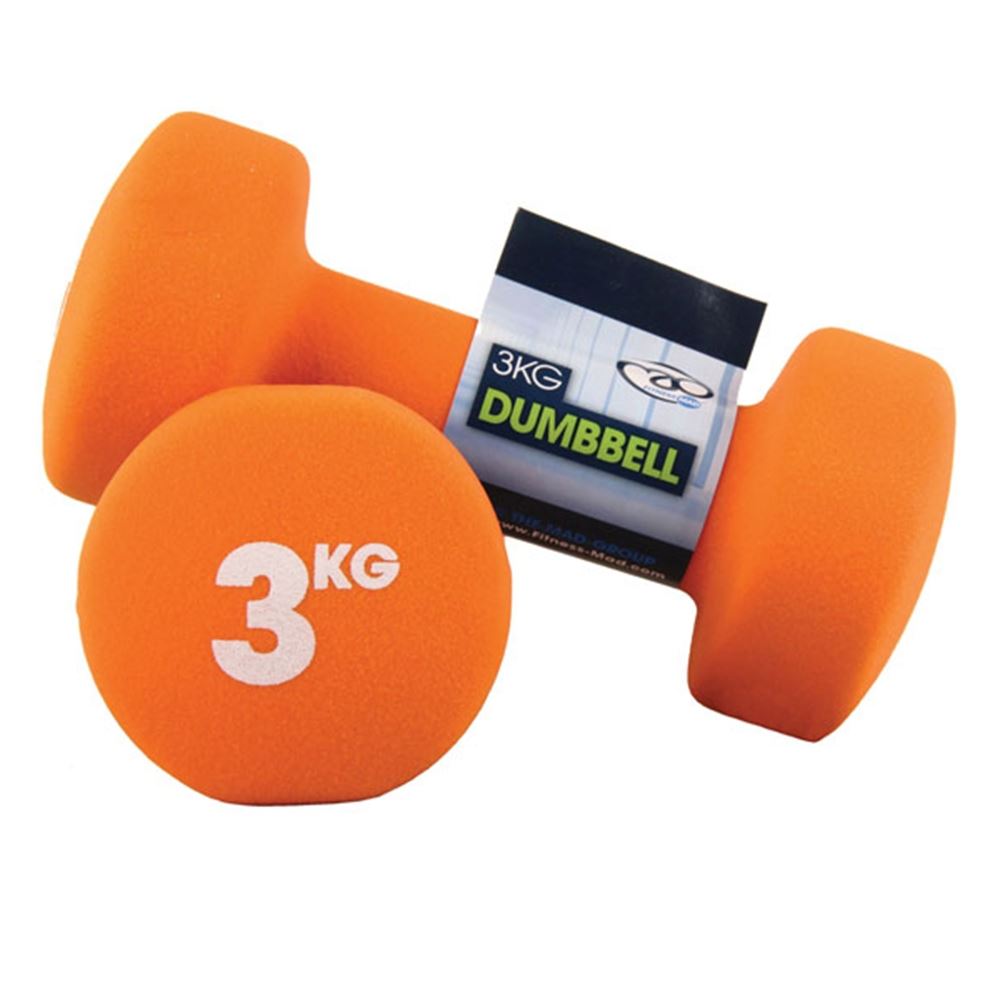 3Kg Neoprene Dumbbells - Pair