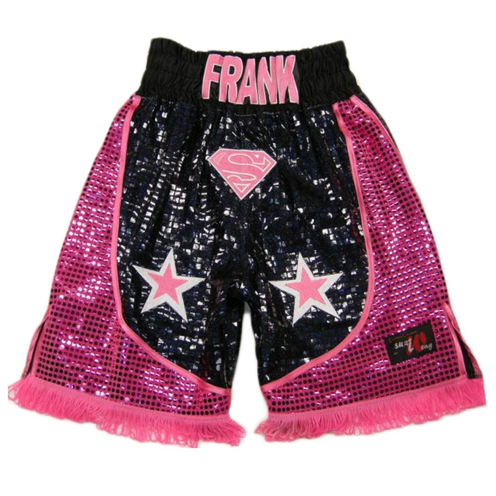 Custom Made Star And Sparkle Boxing Shorts