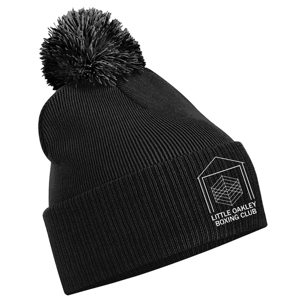 Little Oakley Boxing Club Bobble Hat Black