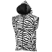 Thumbnail for Kids Zebra Sleeveless Ring Jacket