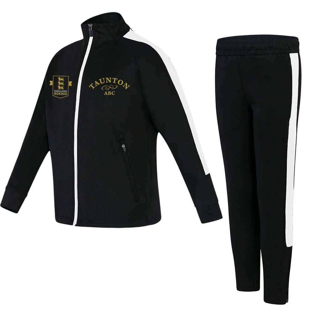 Taunton Abc Kids Slim Fit Poly Tracksuit