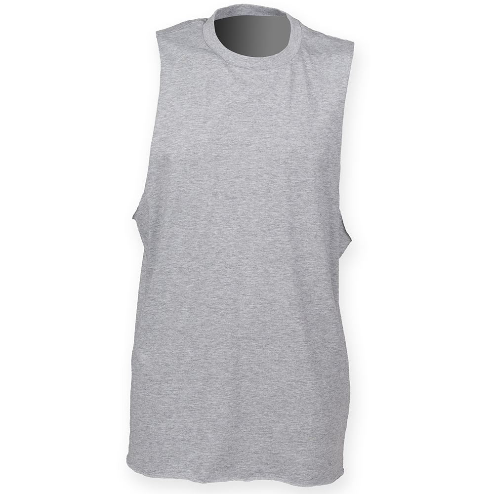 Boxfit High Neck Slash Armhole Vest