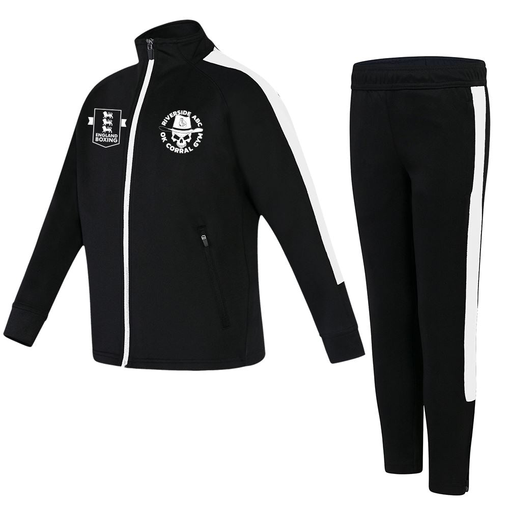 Ok Corral Gym Kids Slim Fit Poly Tracksuit