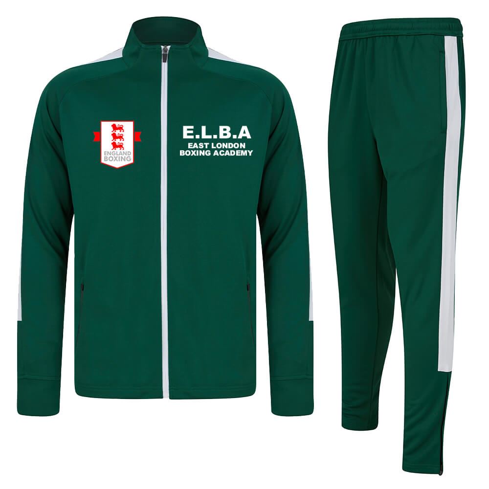 East London Boxing Academy Slim Fit Poly Tracksuit