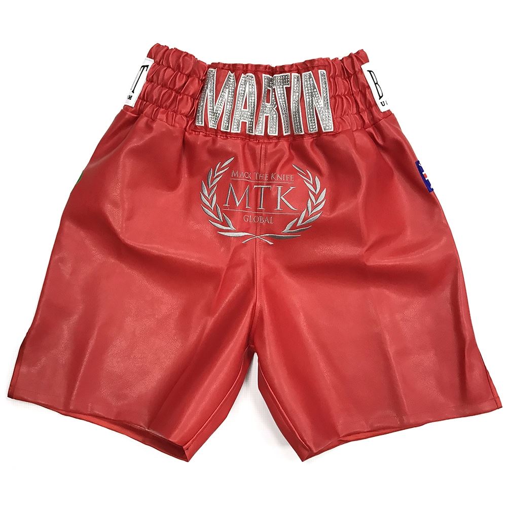 Custom Made Boxing Shorts Martin Mcdonagh Red