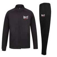 Thumbnail for Boxfit Embroidered Logo Slim Fit Poly Tracksuit