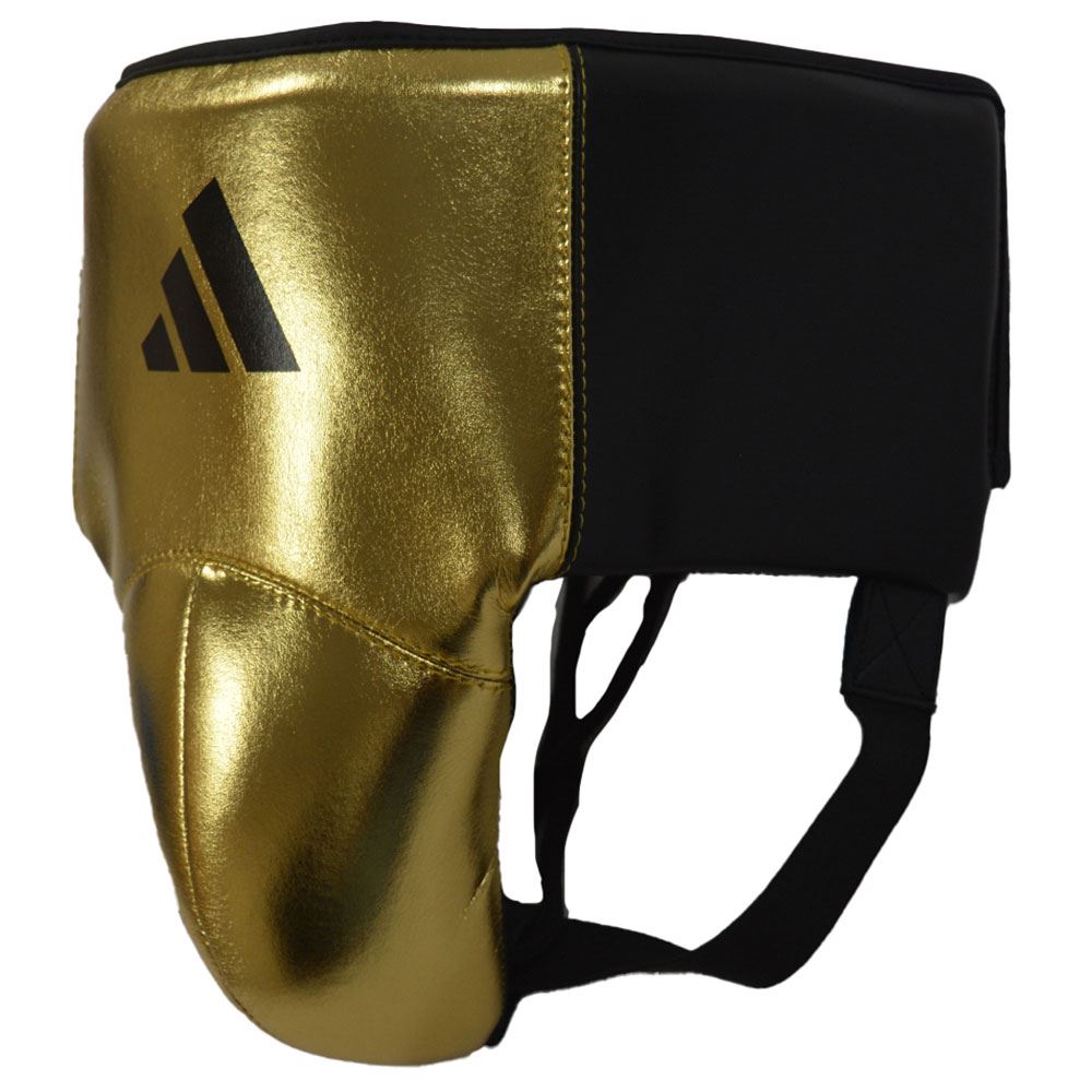 EXCLUSIVE ADIDAS PRO LINE METALLIC GROIN GUARD - GOLD