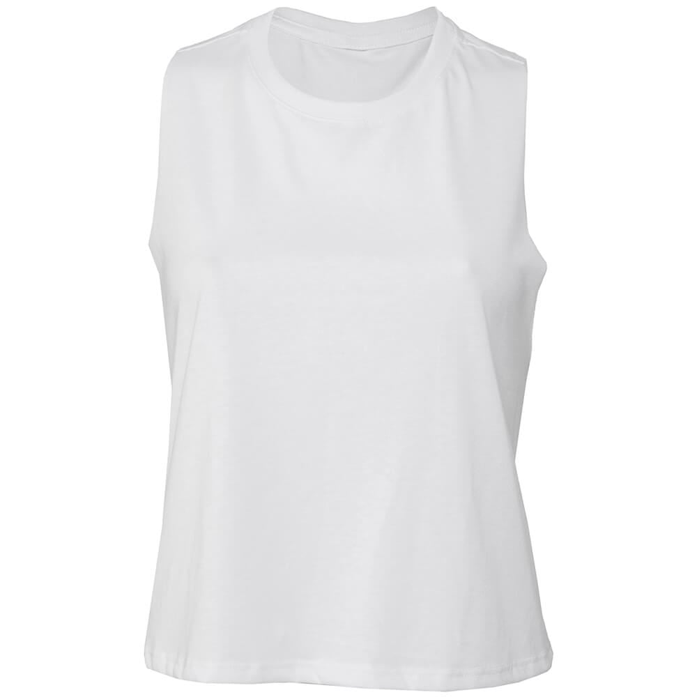 Bxf Womens Cropped Racerback Tank