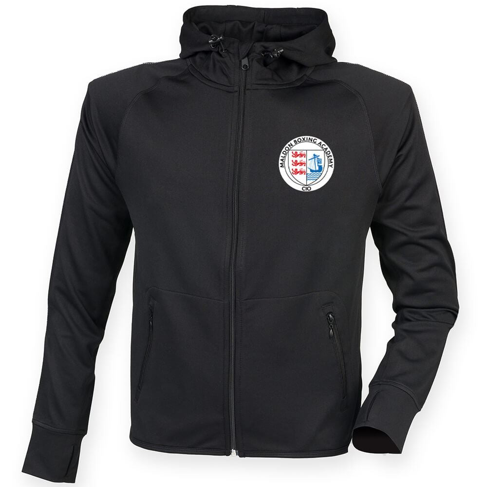 Maldon Boxing Academy Lightweight Reflective Running Hoodie